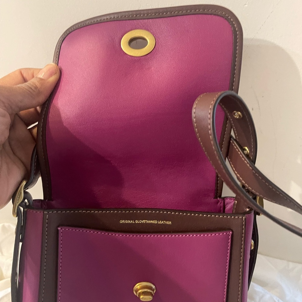 Small Coach Color Block Crossbody Bag - Picture 5 of 6